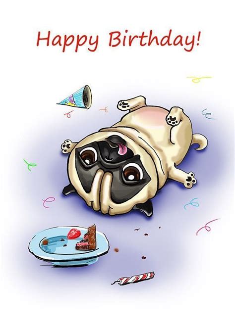 Image Result For Pug Happy Birthday Happy Birthday Pug Birthday Pug