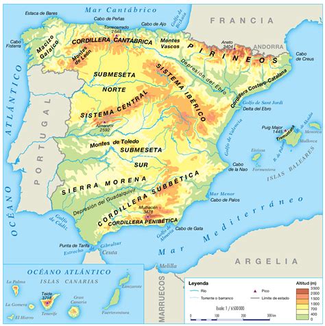 Sintético 97 Imagen De Fondo Mapa Fisico Mudo De La Peninsula Iberica