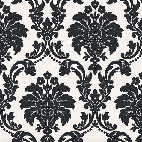 Arthouse Romeo Damask Wallpaper Black Blush Grey