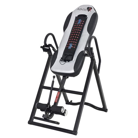 Inversion Table With Vibro Massage And Heat Heavy Duty Up To 135 Kg Comfort Foam Backrest