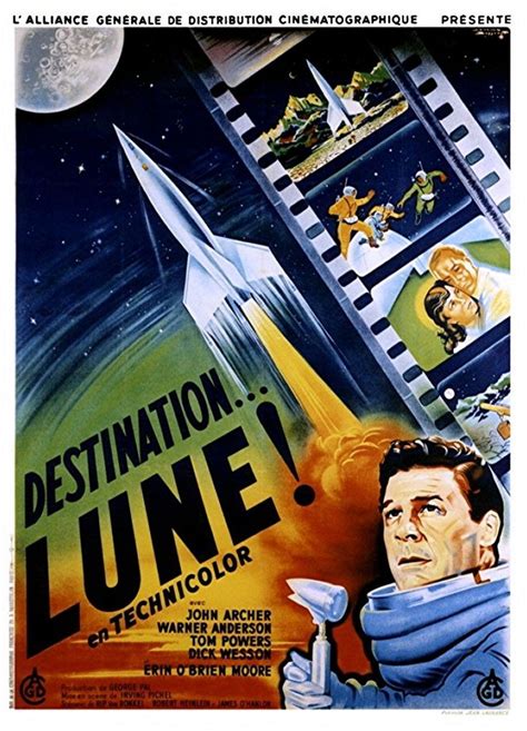 Destination Moon 1950 Horror Movie Posters Sci Fi Horror Movies