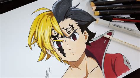 Eventually, meliodas comes into contact with princess elizabeth liones. Drawing Meliodas & Zeldris From Seven Deadly Sins (Nanatsu ...