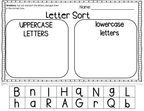Uppercase And Lowercase Alphabet Worksheets 101 Activity Letter