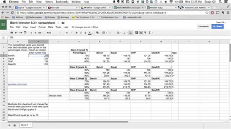 Then the wendler 531 training system might be the exact thing you are looking for! Wendler 5/3/1 explained! Free spreadsheet in description - YouTube