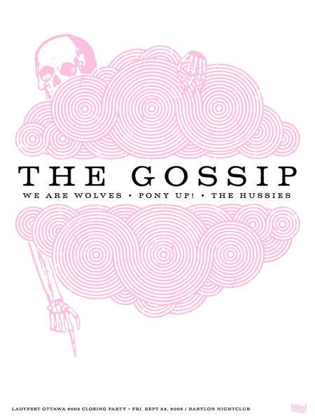 The Gossip Poster Design Gig Posters Poster