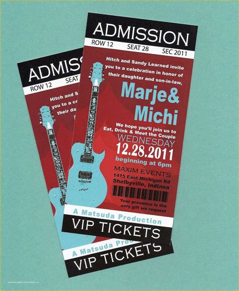 Concert Ticket Template Free Of 26 Cool Concert Ticket Template