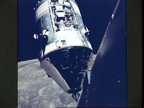 Apollo 17 Commandservice Modules Photographed From Lunar Module In Orbit