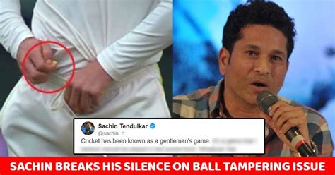 May this journey of togetherness bring growth, success. Sachin Tendulkar Finally Tweeted On Ball Tampering Matter ...
