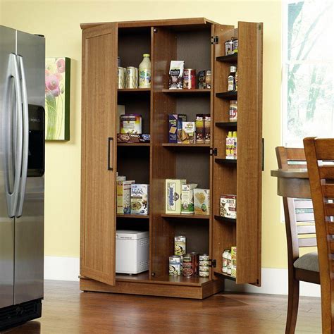 Kitchen Storage Cabinets Extra Large Wood Pantry Food