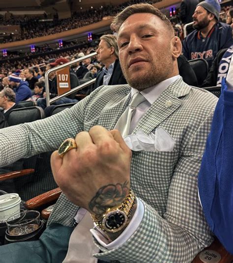 Conor Mcgregor Was Loving The Rangers Capitals Scuffle At Msg