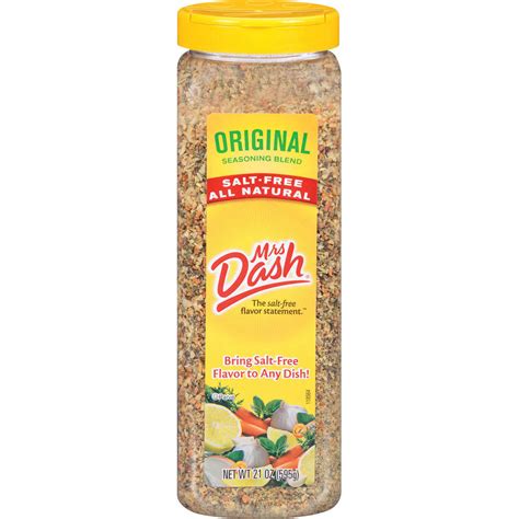 Mrs Dash Salt Free Original Seasoning Blend 21 Oz Whole And Natural