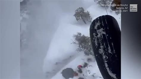 Hikers Rescued After Two Days Trapped In Arizona Snow Videos From The