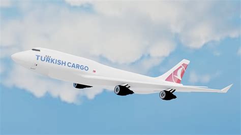 Turkish Airlines B747 400f 3d Model Cgtrader