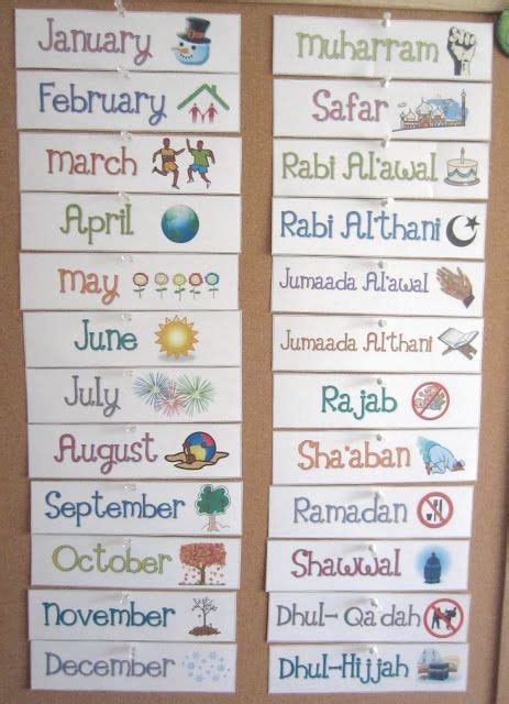 10 Islamic Calendar Ideas Iszlám Gyerekek Ramadan