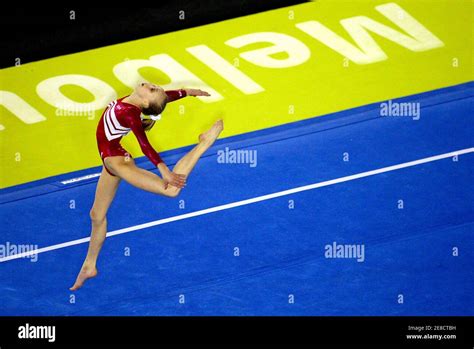 Nastia Liukin Of The Us Competes In The Womens Floor Exercise Final