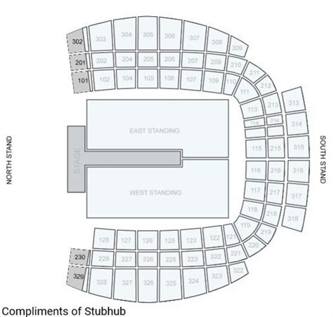 Etihad Stadium Seating Map Runway Stage Gigtix