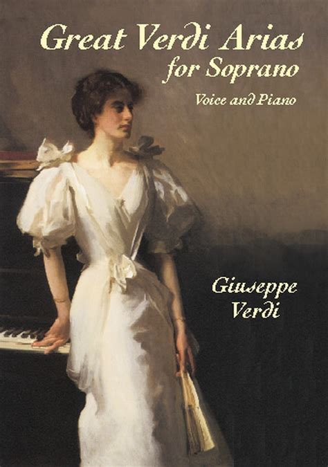 Great Arias For Soprano Vocal Book Giuseppe Verdi Sheet Music