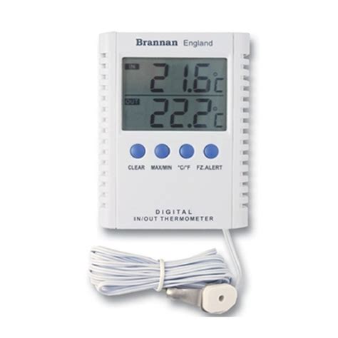 Brannan Digital Minmax Indooroutdoor Thermometer Temp Range Indoor
