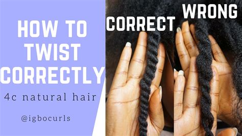 Adding color and interest to the style, the hair ties are a great way at cheating the need to braid so tightly. How To Twist Natural Hair Properly for Twist Outs [Video ...