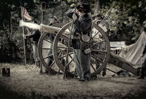 Civil War Cannon Firing — At Wilsons Creek National Battlefield