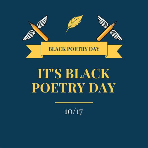 National Black Poetry Day University Libraries