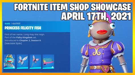 Fortnite Item Shop New Princess Fishstick Set April 17th 2021