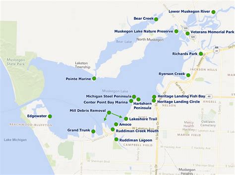 Restored Sites Muskegon Lake Watershed Partnership