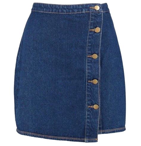 Pin By Yulia Yang On Blue Pngs Ripped Denim Skirts High Waisted