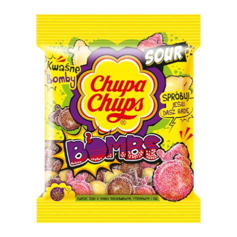 Chupa Chups Sour Bombs 90g Poppin Candy