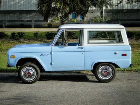 Blue Light Ford Bronco With 70239 Miles Available Now For Sale