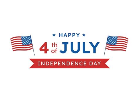 Premium Vector Happy Independence Day Of The Usa On July 4 Design Of