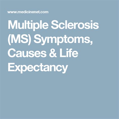 Early Symptoms And Treatment Of Multiple Sclerosis
