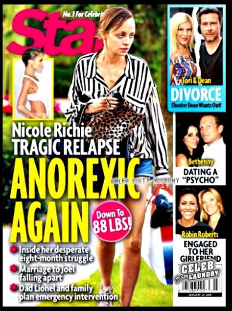 Nicole Richies Drastic Weight Loss And Spiral Down Into Anorexia