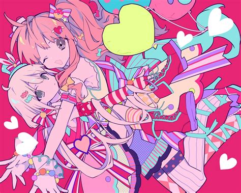 Anime Illustration Anime Girls Colorful Hd Wallpaper