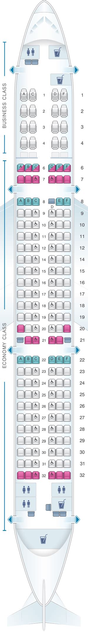 Airbus A321 231 Seats