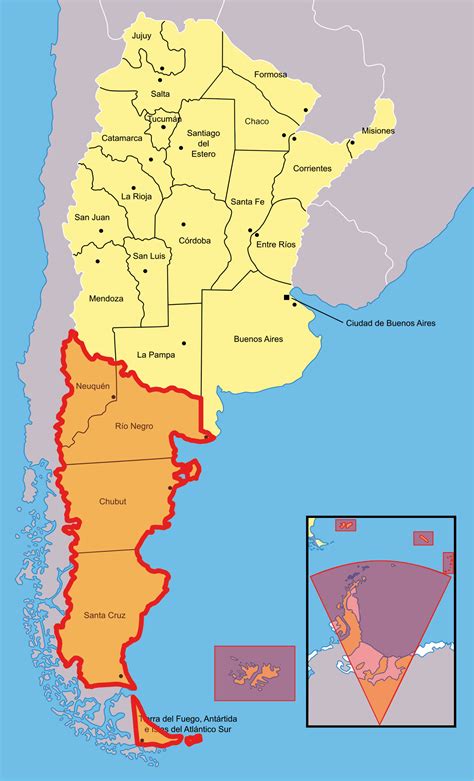 Cartina Argentina E Patagonia Cartina Geografica Mondo