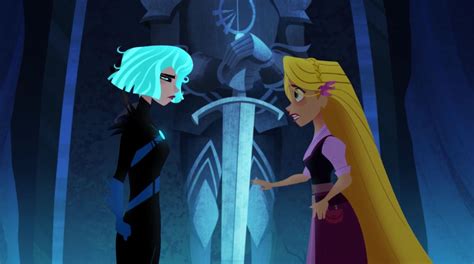 Crossing The Line Is A Song Sung By Cassandra And Rapunzel In The Season Three Premiere Of