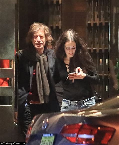 Mick Jagger And Melanie Hamrick Have Dinner In New York Daily Mail Online