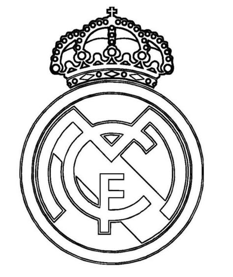 Real madrid c.f.logo la liga, logo real madrid, logo de la couronne, divers, sport png. Real Madrid Logo Soccer Coloring Pages | Coloriage ...