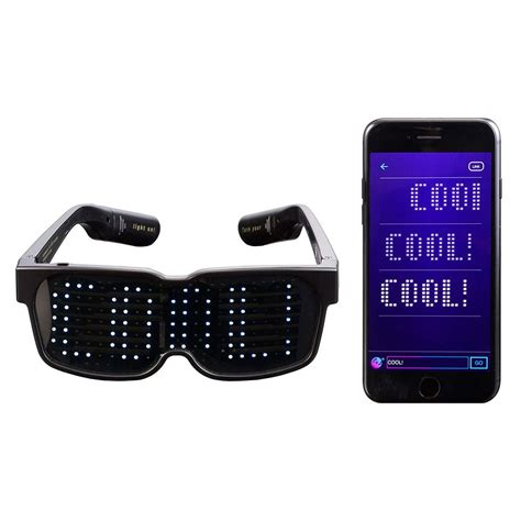 Chemion Chemion Customizable Bluetooth Led Glasses For Raves