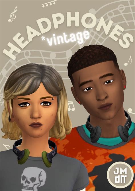 Vintage Headphones Jellymoo On Patreon Sims 4 Sims Sims 4 Cc Packs