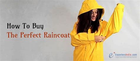 How To Buy The Perfect Raincoat