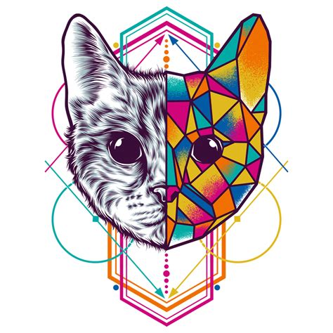 Geometric cat tattoo geometric drawing geometric art tattoo abstract geometric animal geometric sleeve geometric designs trendy tattoos new cool art drawings art sketches kakashi drawing nose drawing drawing challenge art tips picasso attack on titan painting. Geometric Animal Series on Behance