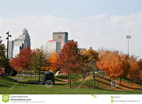 Louisville Kentucky In The Fall Stock Photo Image 3889550