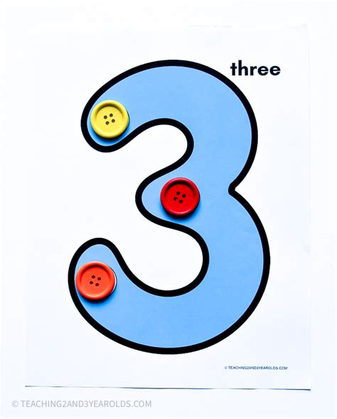 Free Preschool Do A Dot Printables Numbers