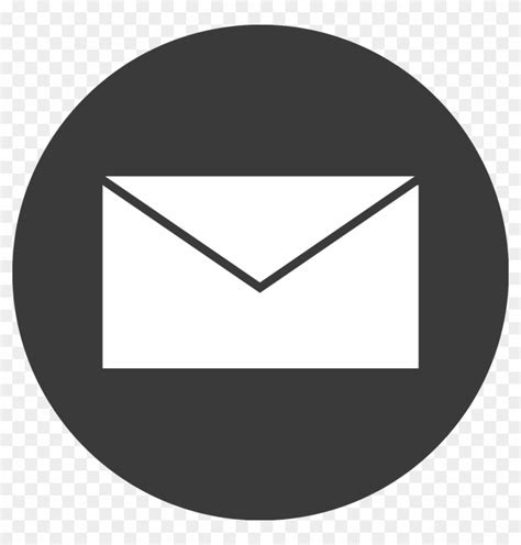 Black Email Icon Png At Collection Of Black Email