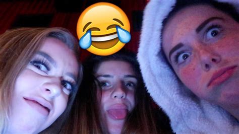 Sometimes i watch movies all night and with lights out of course to have better view. SCARY MOVIE NIGHT WITH FRIENDS & SURPRISING MY NAN! - YouTube
