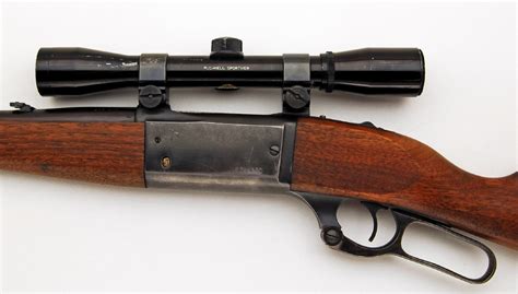 Savage Model 99 Caliber 243 Win Lever Action Rifle And 4x Scope For Sale