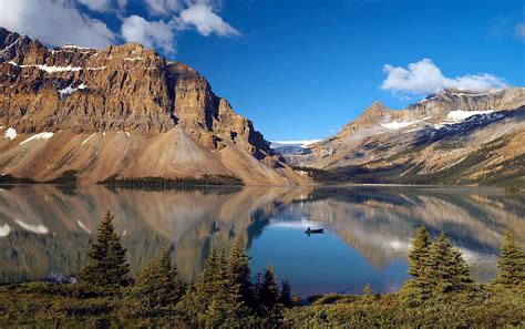 Bow Lake In Banff National Park Canada The National Photographic Society