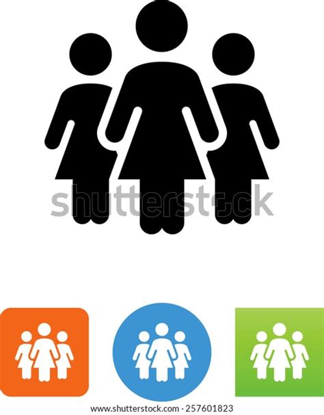 Group Of Three Women Icon